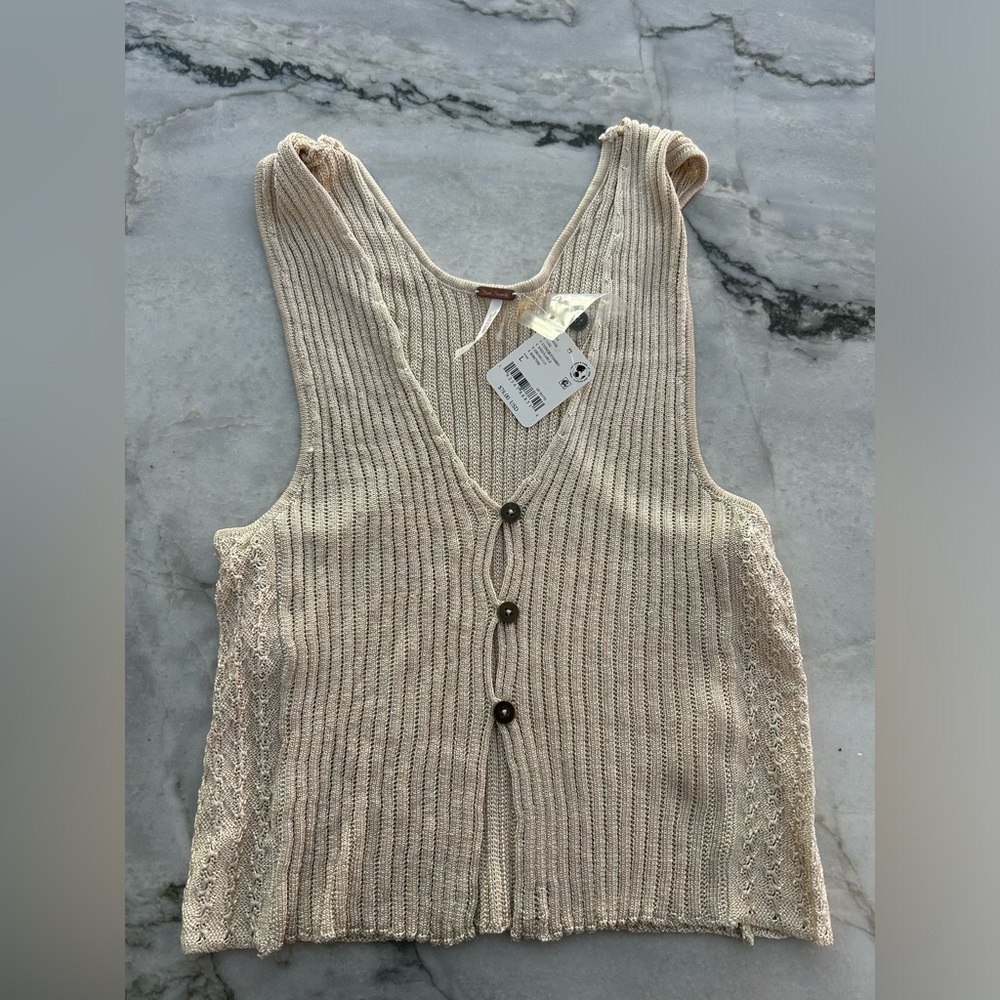Free People Seascape Sweater Vest